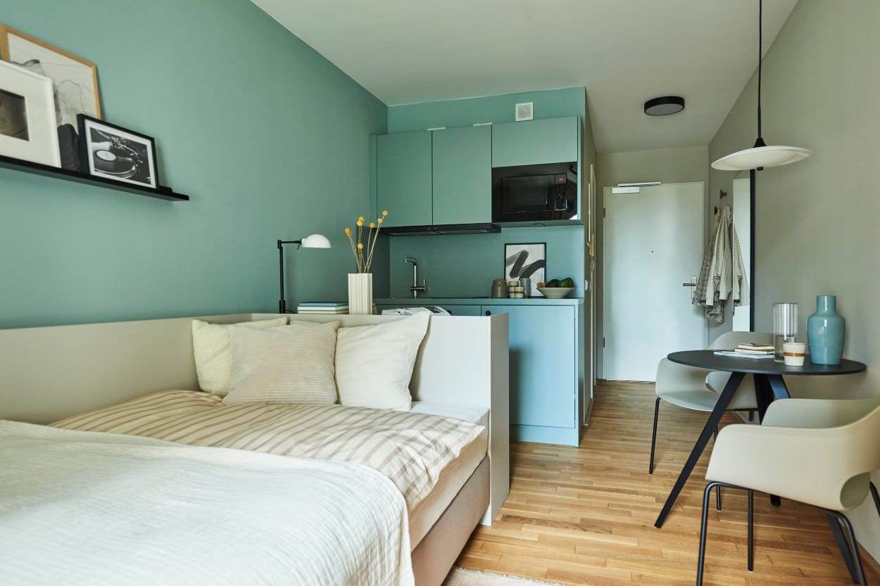 Gemütliches Apartment-Interieur